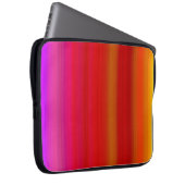 Abstracte Multicolor Stripes Electronics Bag Laptop Sleeve (Voorkant Rechts)