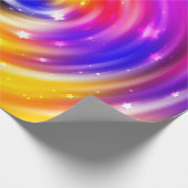 abstracte multicolored achtergrond. briljante cirk cadeaupapier (Hoek)