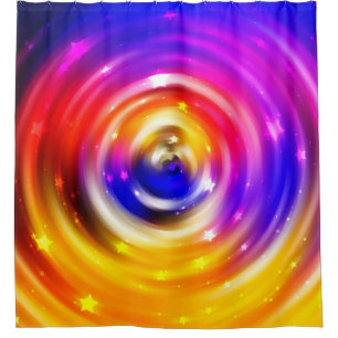 abstracte multicolored achtergrond. briljante cirk douchegordijn
