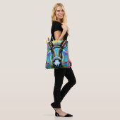 Abstracte Multicolored Little Donkey Tote Bag (Op model)