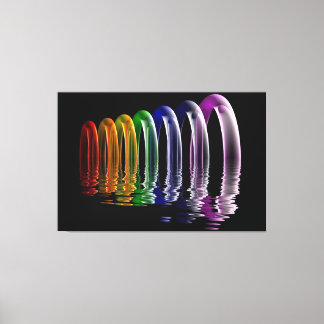 abstracte multidimensionale kunst canvas afdruk