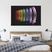 abstracte multidimensionale kunst canvas afdruk (Insitu (Slaapkamer))