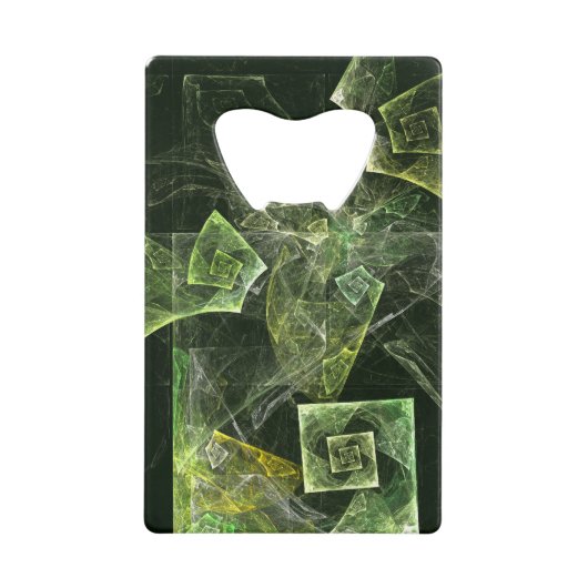 Abstracte multifunctionele balans creditkaart flessenopener (Voorkant)
