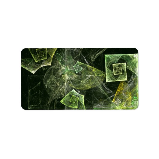 Abstracte multifunctionele balans etiket (Voorkant)