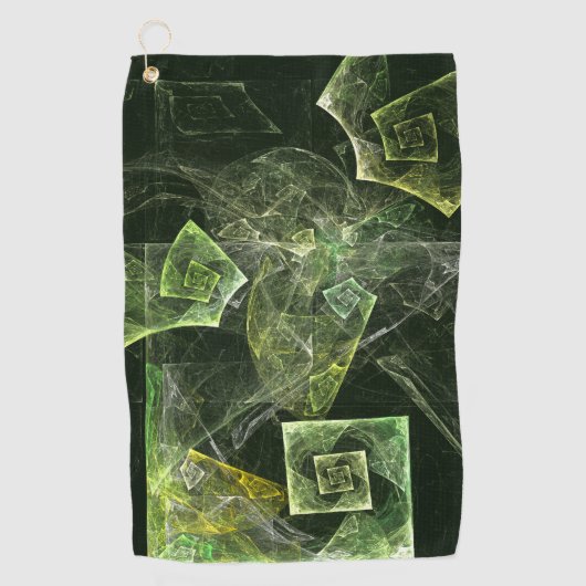 Abstracte multifunctionele balans golfhanddoek (Voorkant)