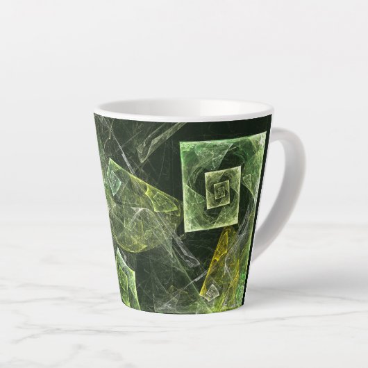 Abstracte multifunctionele balans latte mok (Rechterhoek)