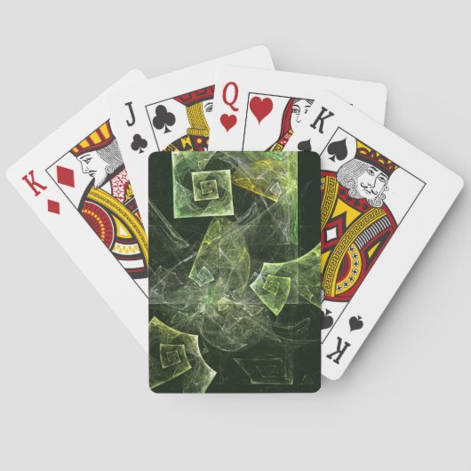 Abstracte multifunctionele balans pokerkaarten (Achterkant)