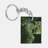 Abstracte multifunctionele balans sleutelhanger (Voorkant Links)