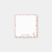 Abstracte munt en goud moderne post-it notes (Voorkant)