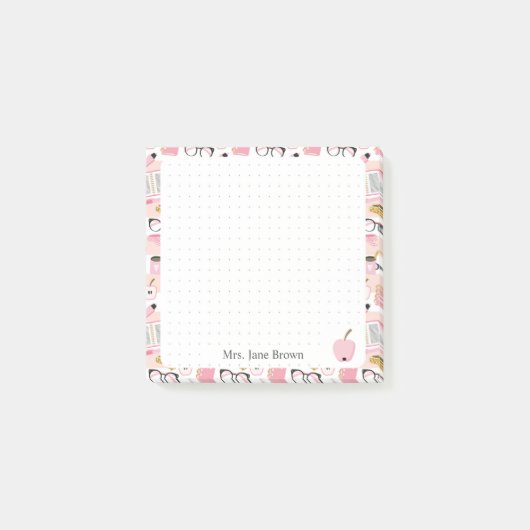 Abstracte munt en goud moderne post-it notes (Voorkant)