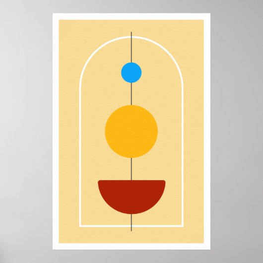 Abstracte Muur-Century Art Poster (Voorkant)