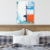 Abstracte muurkunst schilderij Canvas Print (Insitu (Slaapkamer))