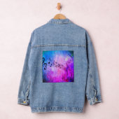 abstracte muziek denim jacket (Hangar)