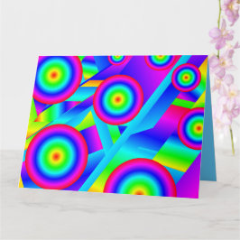 Abstracte muziek kaart