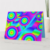 Abstracte muziek kaart (Achterkant)