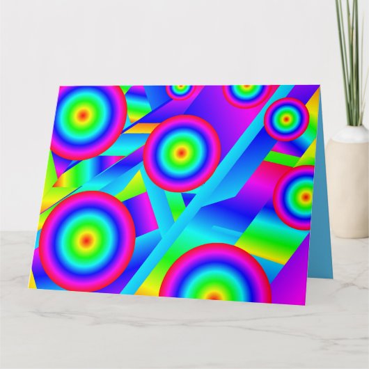 Abstracte muziek kaart (Voorkant)