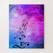 abstracte muziek legpuzzel (Verticaal)
