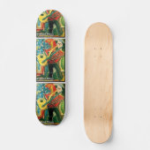 ABSTRACTE MUZIEK PERSOONLIJK SKATEBOARD (Voorkant)
