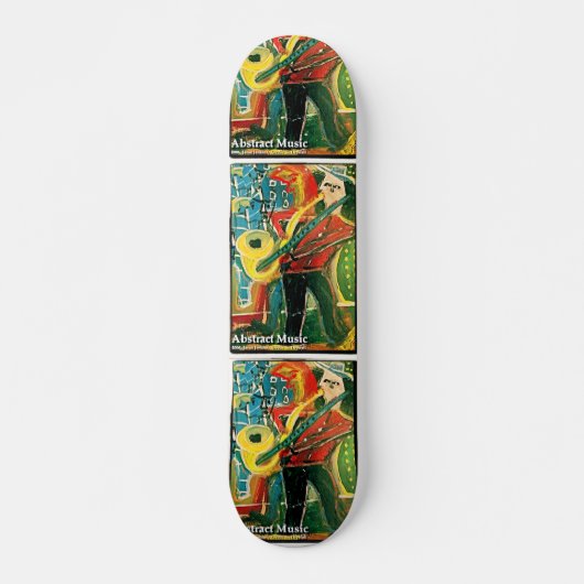 ABSTRACTE MUZIEK PERSOONLIJK SKATEBOARD (Voorkant)