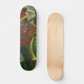 Abstracte muziek persoonlijk skateboard (Voorkant)