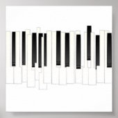 Abstracte muziek poster (Voorkant)