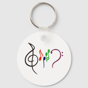 Abstracte muziekLogo Sleutelhanger