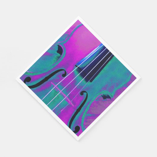 Abstracte muziekoptrede servet (Hoek)