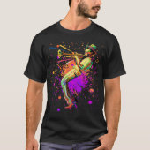 Abstracte muzikant die trompet speelt t-shirt (Voorkant)