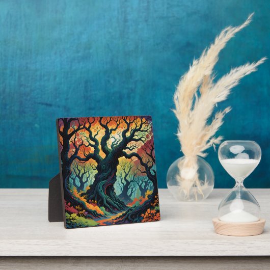 Abstracte mystieke bomen fotoplaat (Insitu)