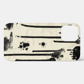 Abstracte naadloos patroon inktsplatters Case-Mate iPhone case (Achterkant (horizontaal))