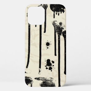 Abstracte naadloos patroon inktsplatters Case-Mate iPhone case
