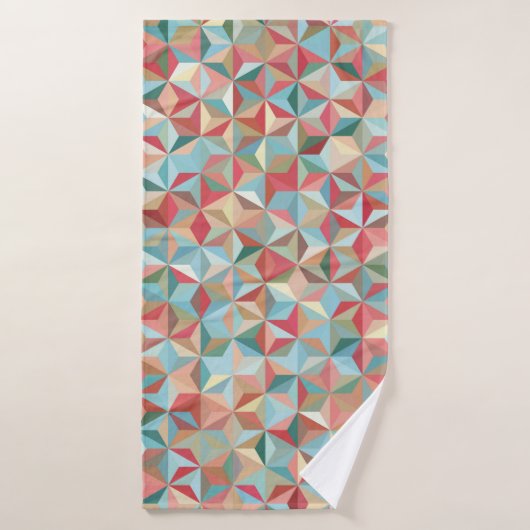 Abstracte naadloze achtergrond bestaande uit paste badhanddoek (Badhanddoek)