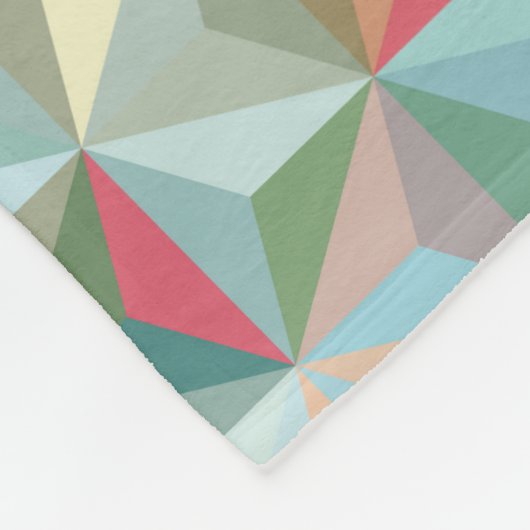 Abstracte naadloze achtergrond bestaande uit paste fleece deken (Hoek)