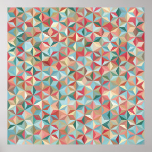 Abstracte naadloze achtergrond bestaande uit paste poster