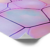 Abstracte naadloze achtergrond van kleurrijke vlek poster (Hoek)