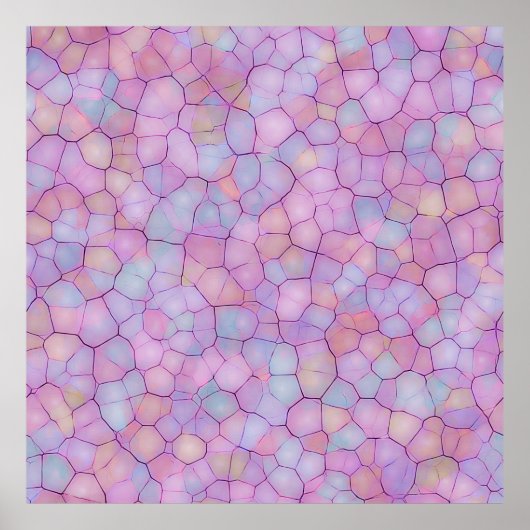 Abstracte naadloze achtergrond van kleurrijke vlek poster (Voorkant)