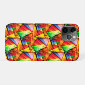 Abstracte naadloze driehoekspatronen met een kleur Case-Mate iPhone case (Achterkant (horizontaal))