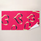 abstracte naadloze kleur van het orientale achterg badhanddoek (Badhanddoek)