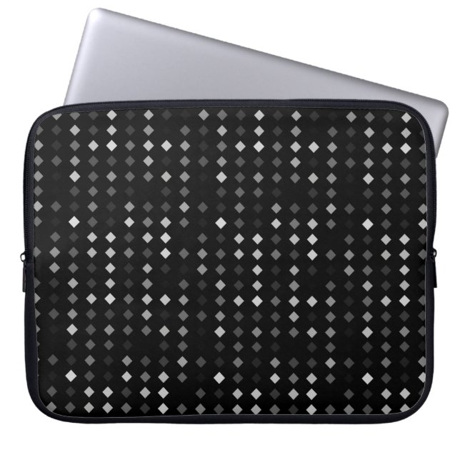Abstracte naadloze patroonachtergrond met multicol laptop sleeve (Voorkant)