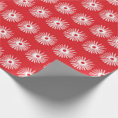 Abstracte naadloze zwart-witte florale textuur. cadeaupapier (Hoek)