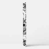 Abstracte naadloze zwarte en witte strips Case-Mate iPhone case (Achterkant / Rechts)
