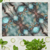 Abstracte Native American Viking Mask Skull Theedoek (Gevouwen)