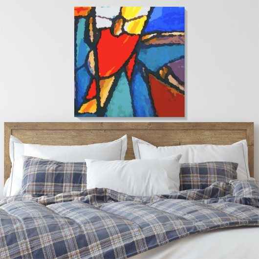 Abstracte nativiteit canvas afdruk (Insitu (Slaapkamer))