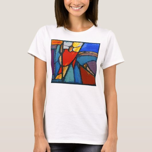 Abstracte nativiteit t-shirt (Voorkant)