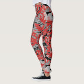 Abstracte natte verf leggings (Links)