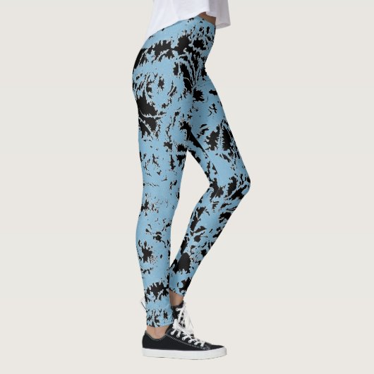 Abstracte natte verf leggings (Rechts)