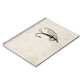 Abstracte natte vliegerluis notitieboek (Linkerzijde)