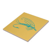 Abstracte natte vliegerluis tegeltje (Zijkant)