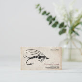 Abstracte natte vliegerluis visitekaartje (Staand voorkant)