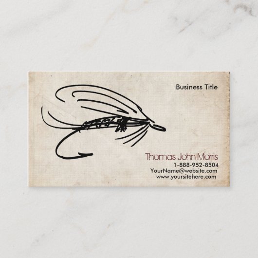 Abstracte natte vliegerluis visitekaartje (Voorkant)